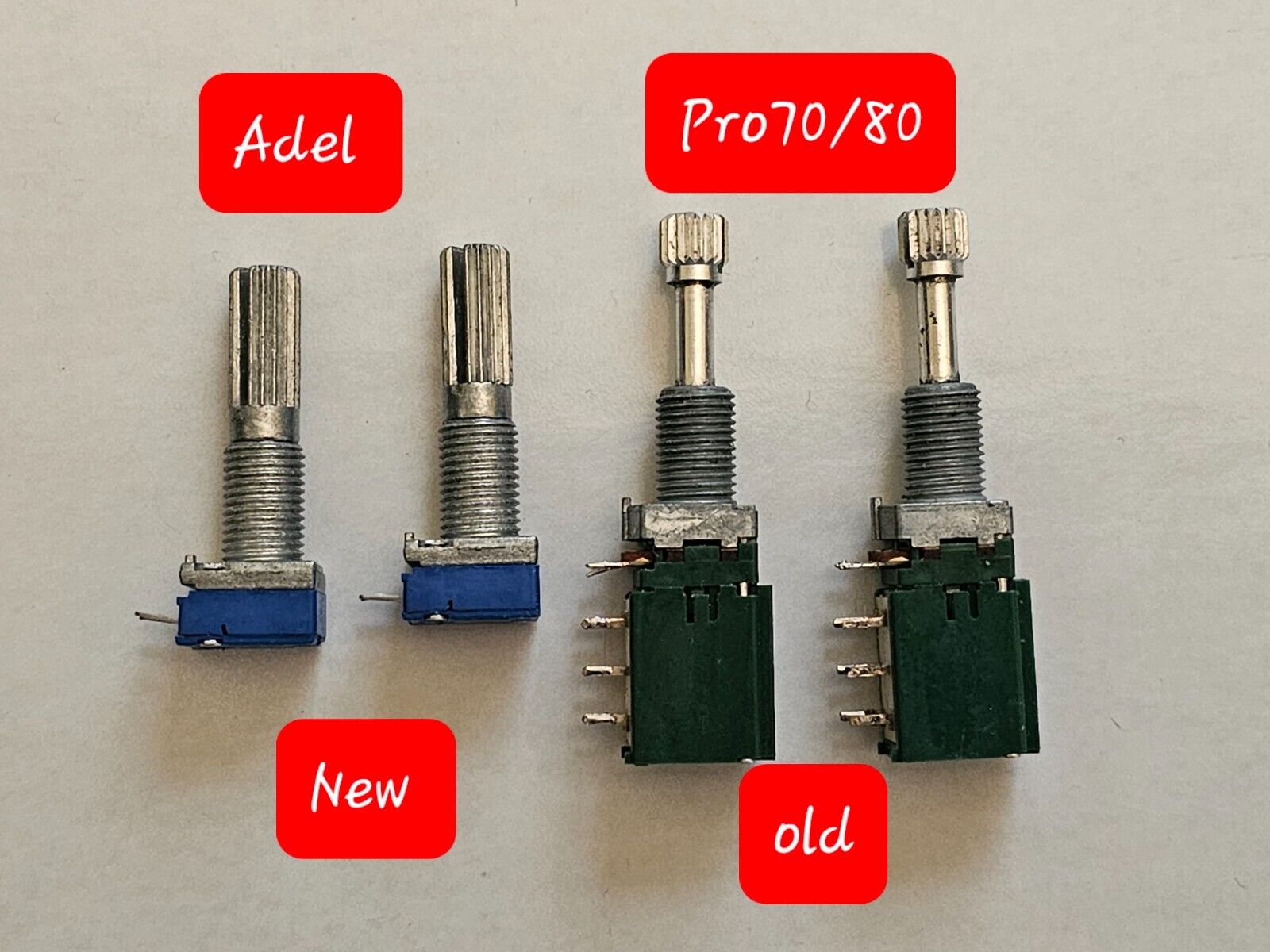 Sony ICF-Pro80/70 Air-7 Air-8 Replacement Potentiometers Sony ICF-Pro80/70 Air-7 Air-8 Replacement Potentiometers
