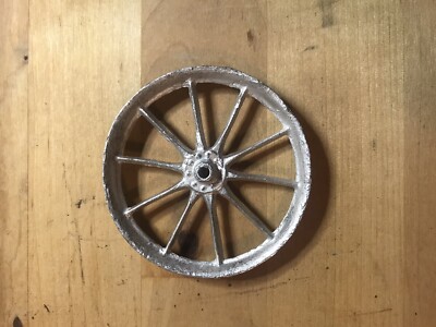 Roue à 10 barreaux fin jante 60mm, pour voitures jouet tôle Carette Tonneau 30cm