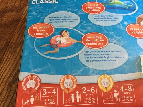 Freds Swim Academy SWIMTRAINER Classic Red Ages 3m to 4y