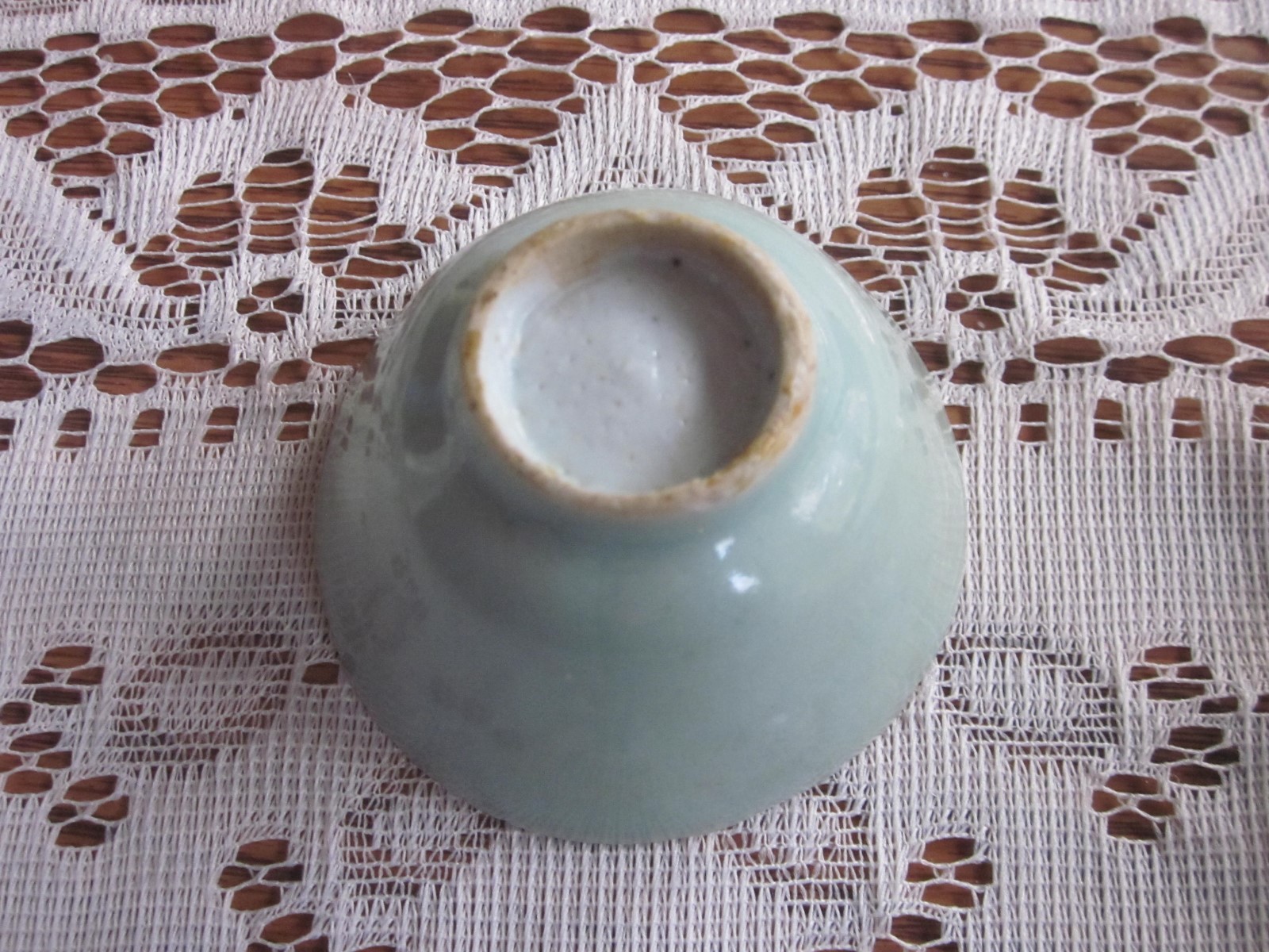 lAntique Chinese Export Porcelain  Small Tea Cup Bowl As Is