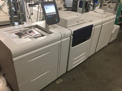 Xerox Color J75 w/ LCT, Booklet Maker, Bustle Fiery, SquareFold Trimmer