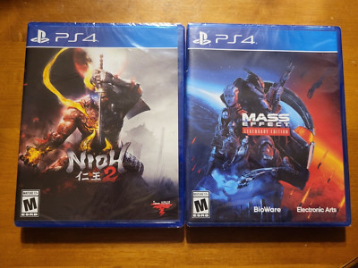 LOT OF 2 PS4 Playstation 4 Mass Effect Legendary Edition & Nioh 2 READ