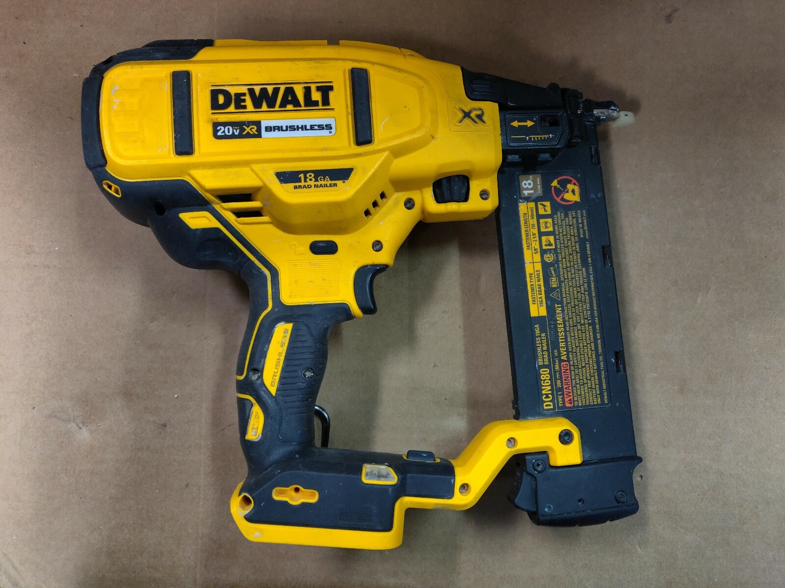 Not Working Parts Repair Dewalt DCN680 18GA 20V Brushless Cordless Brad Nailer
