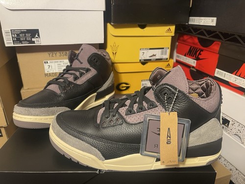 Pre-owned Jordan A Ma Maniere X Nike  3 Size 11.5w/10m While You Were Sleeping Fz4811 001 In Black