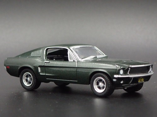 1968 68 FORD MUSTANG GT MCQUEEN BULLITT 1/64 SCALE COLLECTIBLE DIECAST MODEL CAR 1968 68 FORD MUSTANG GT MCQUEEN BULLITT 1/64 SCALE COLLECTIBLE DIECAST MODEL CAR