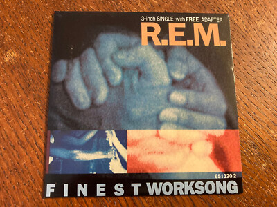 R.E.M. 'Finest Worksong' 1988 UK  3'' CD w/Adaptor - Card Sleeve - (REM)