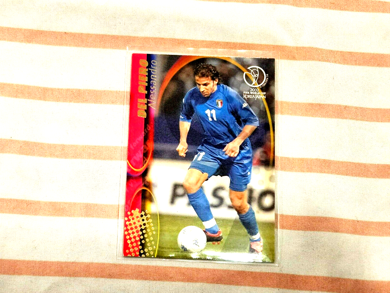限定値下 2002 ワールドカップ イタリア 代表DELPIERO 日韓 W杯 高級素材使用ブランド 2002 限定値下 ワールドカップ W杯 日韓