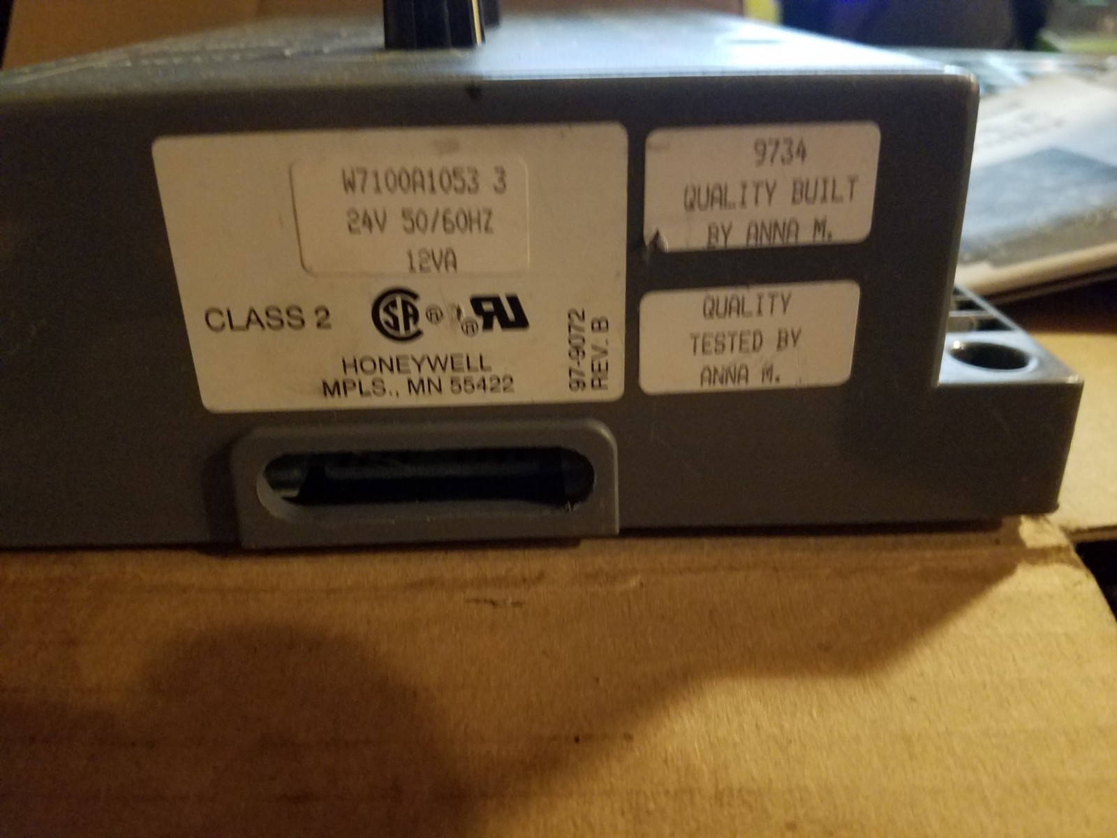 Honeywell  W7100A1053 