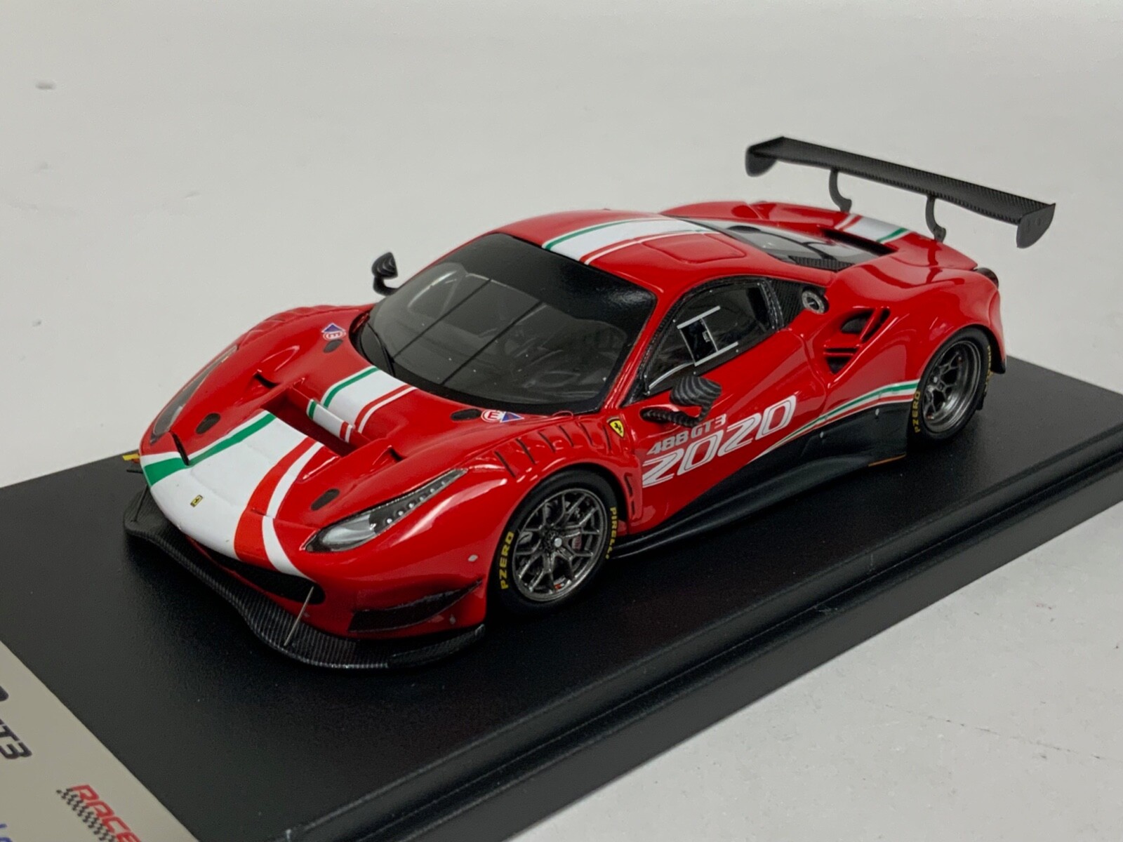 1/43 Looksmart Ferrari 488 GT3 EVO from 2020 in Red LSRC068