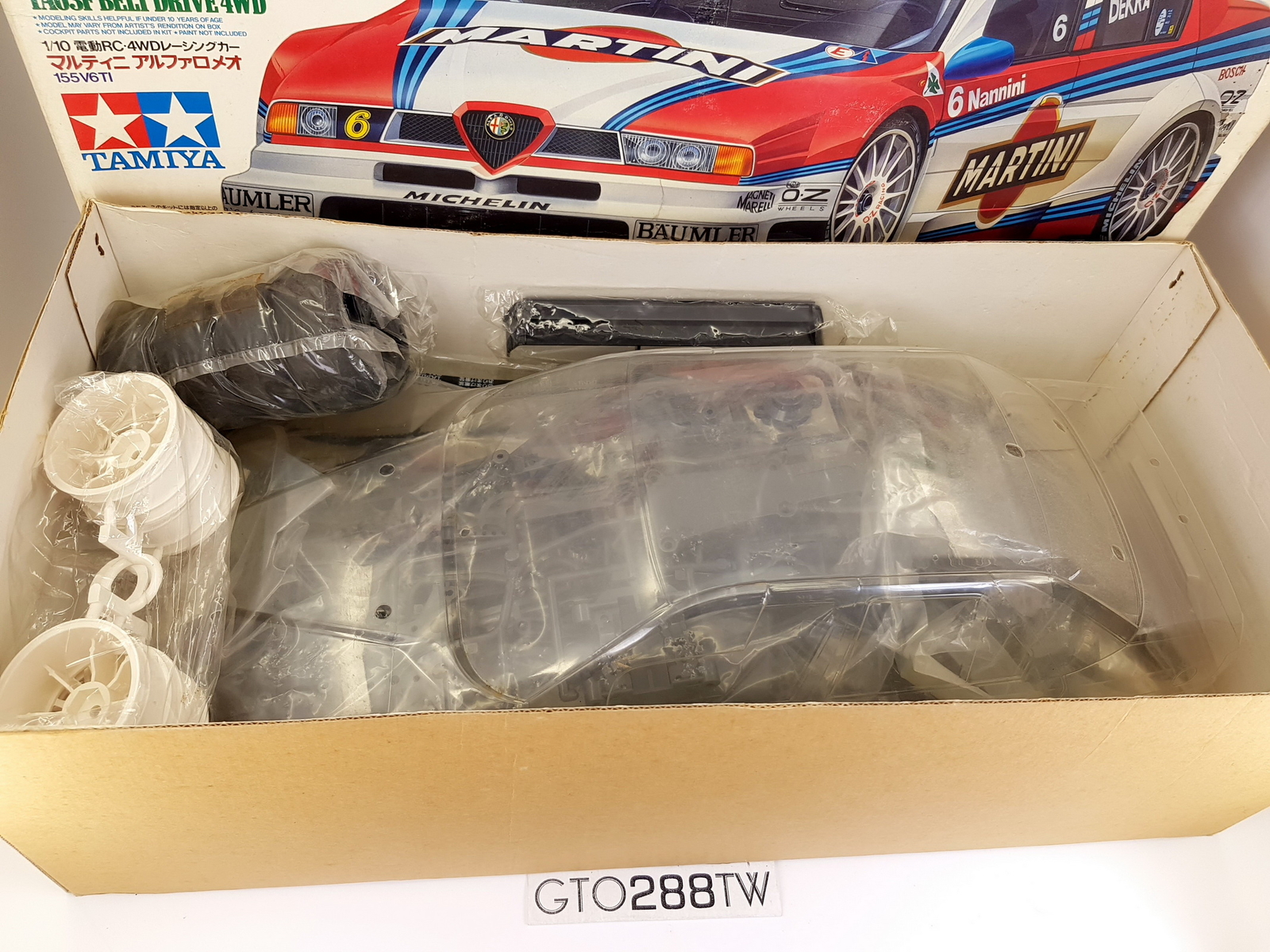 未組立】タミヤ 1/10 電動RC アルファロメオ 155 V6 TI ボッシュ
