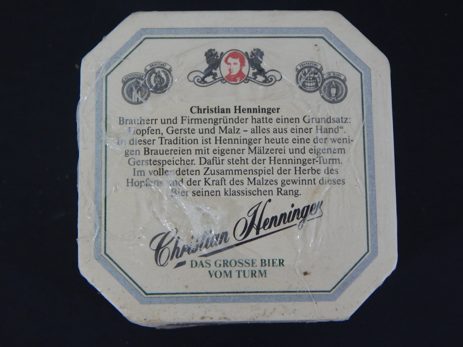 New Vintage Bar Beer Coasters HB Christian Henninger 100 pack? ML