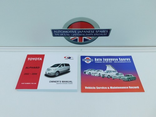 TOYOTA ALPHARD 2.4 3.0 2002-2008 OWNERS MANUAL / HANDBOOK ... japanese car fuse box translation 