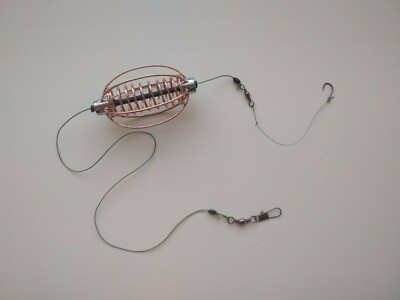 10 Pcs Inline method carp fishing feeder Hand Made Ready Fishing Tackle