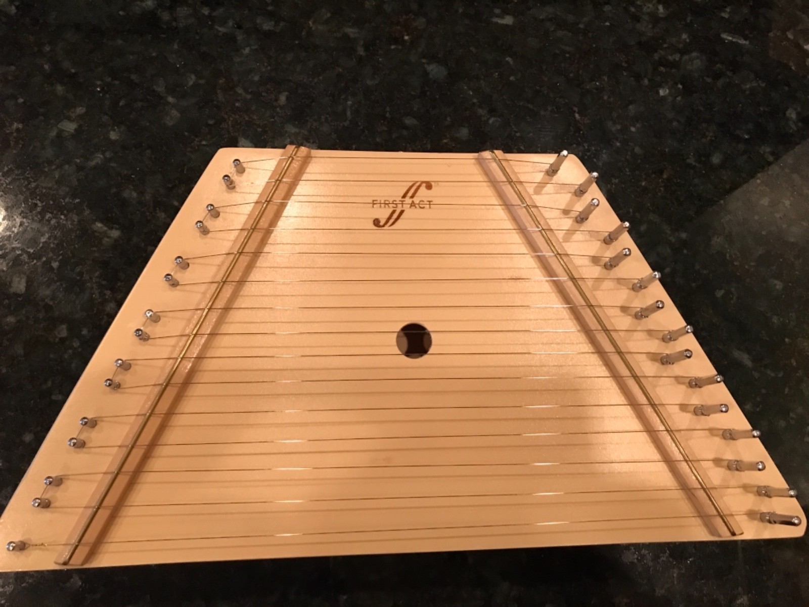 FIRST ACT Lap Harp Dulcimer Musical Instrument With Music #675
