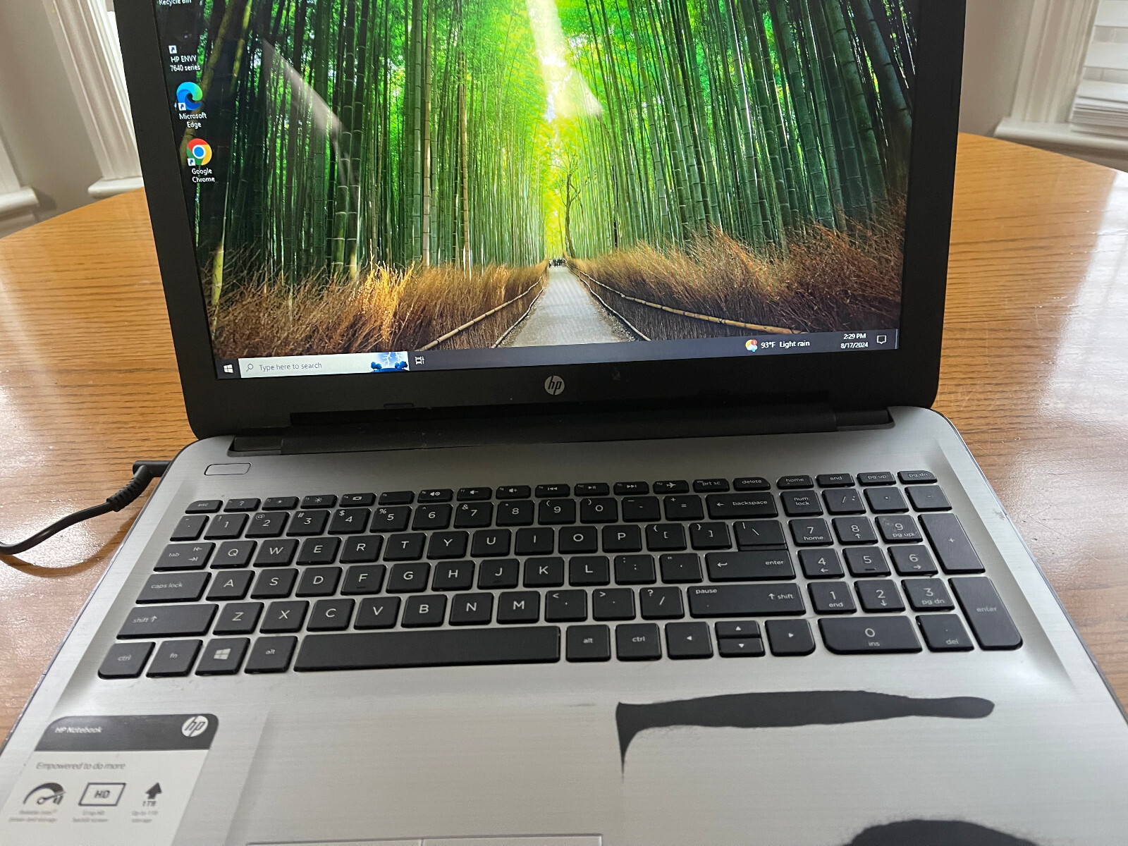 HP Laptop Inter(R) Core(TM) i3-7200U CPU Speed-2.50GHz, RAM 8 GB HP Laptop Inter(R) Core(TM) i3-7200U CPU Speed-2.50GHz, RAM 8 GB