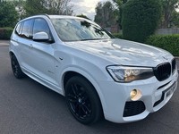 2017 BMW X3 3.0D M-SPORT X DRIVE ,EURO 6 ,76K GREAT HISTORY , FULLY LOADED , PX 