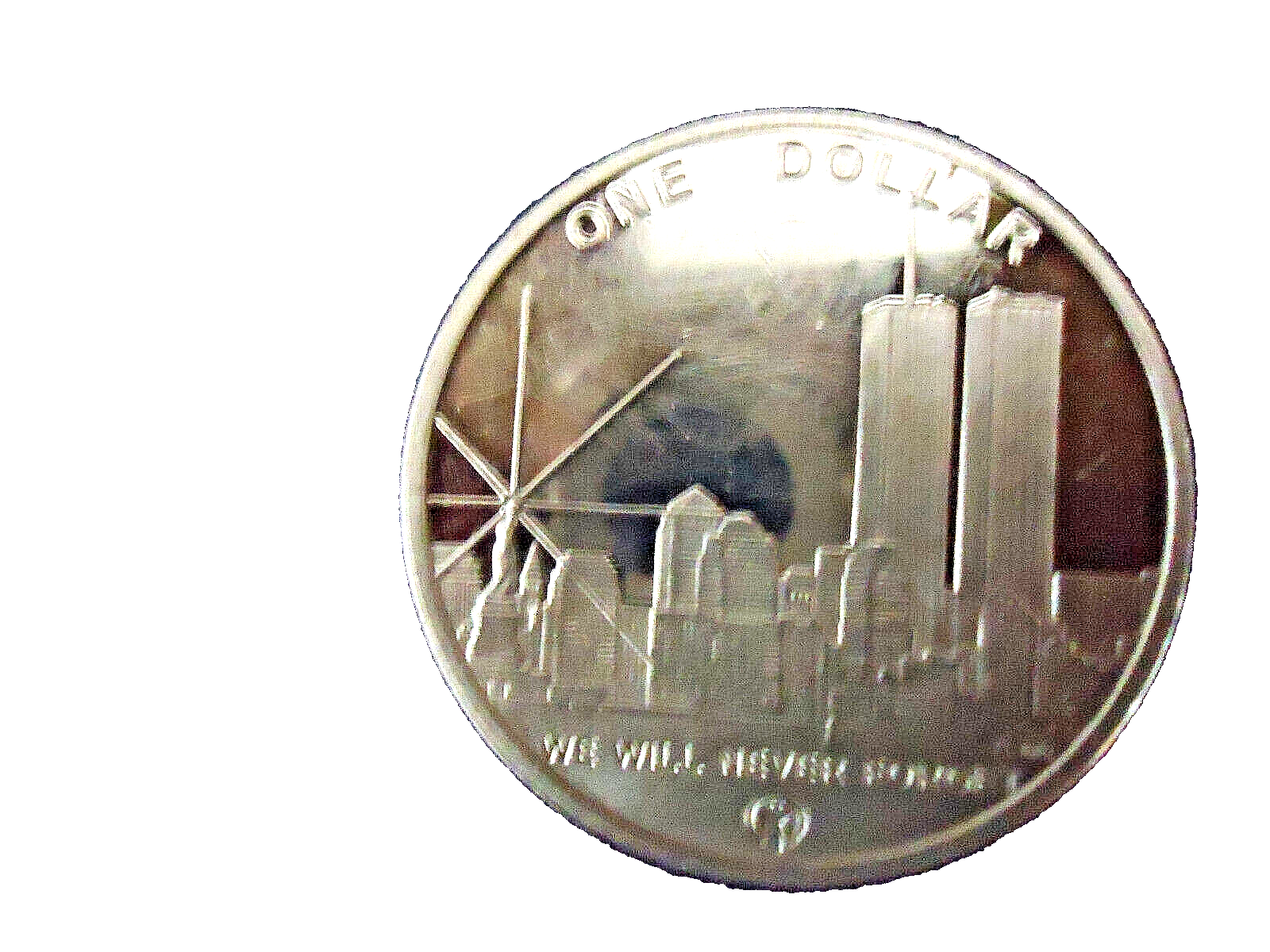 2004 $1 FREEDOM TOWER WE WILL NEVER FORGET --SILVER 100MIL