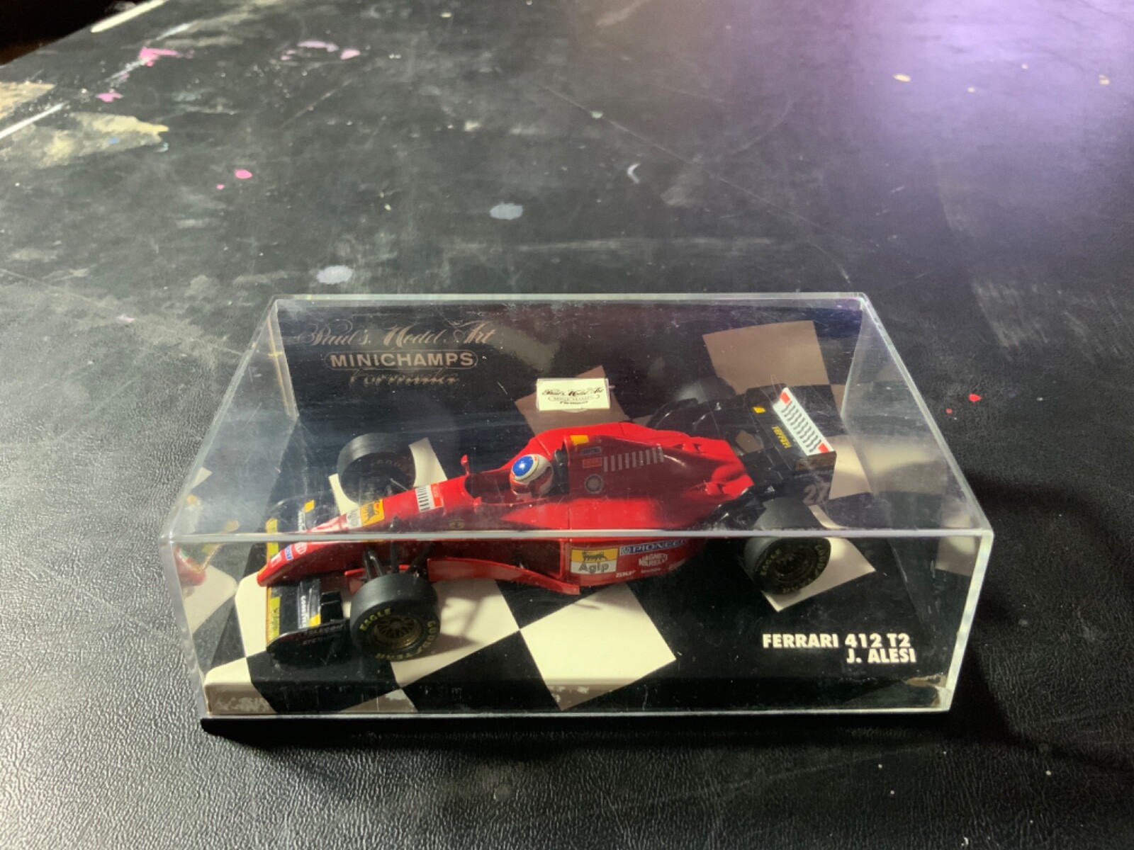 1/43 PAUL'S MODEL ART MINICHAMPS FERRARI 412 T2 J ALESI #27