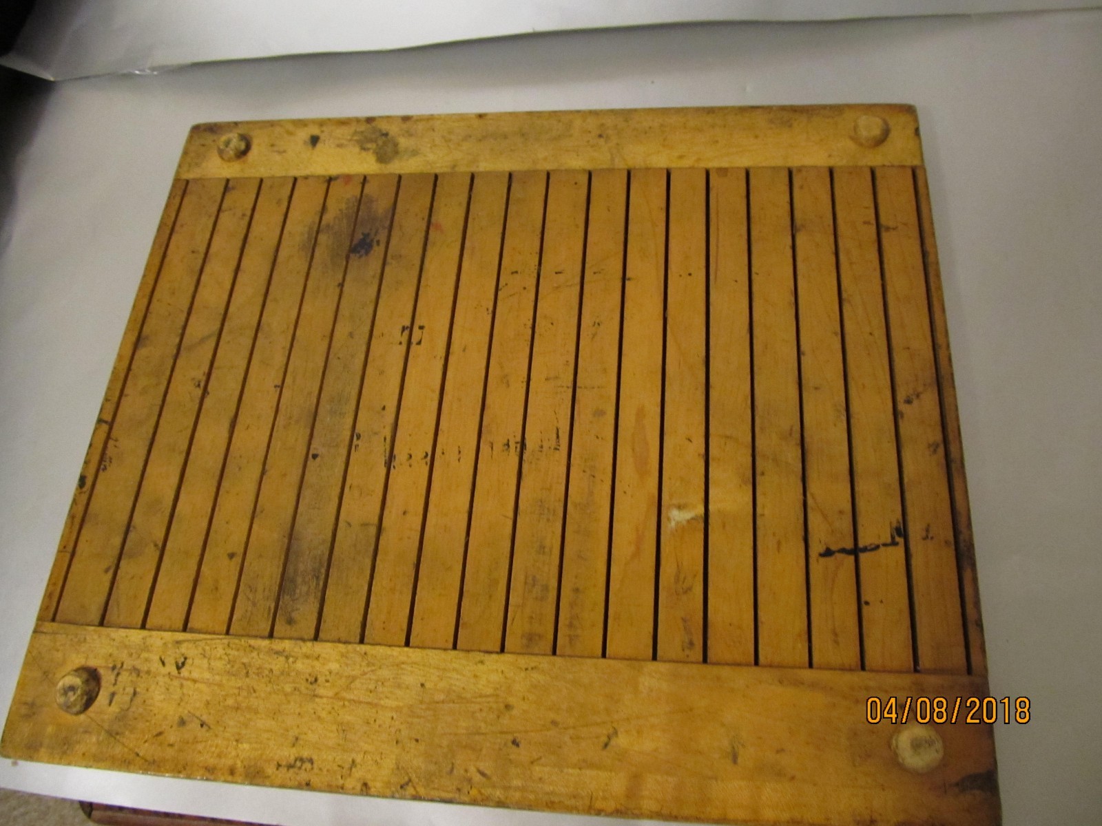 Ludlow Linotype Slug Board Hot Lead Composing  letterpress printing 13.5 x11.75