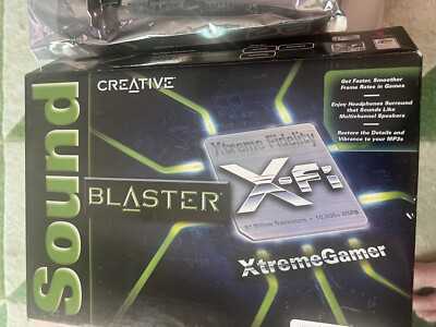 Creative Sound Blaster X-Fi Xtreme Gamer SB073A PCI 7.1 THX Certified Card New