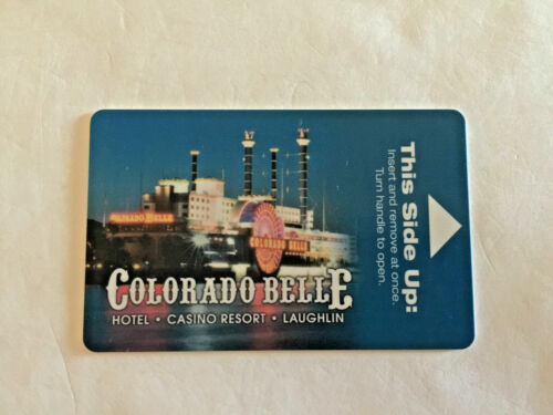 Casino & Hotel Guest Room Key Card The Colorado Belle Laughlin NV paddle steamer