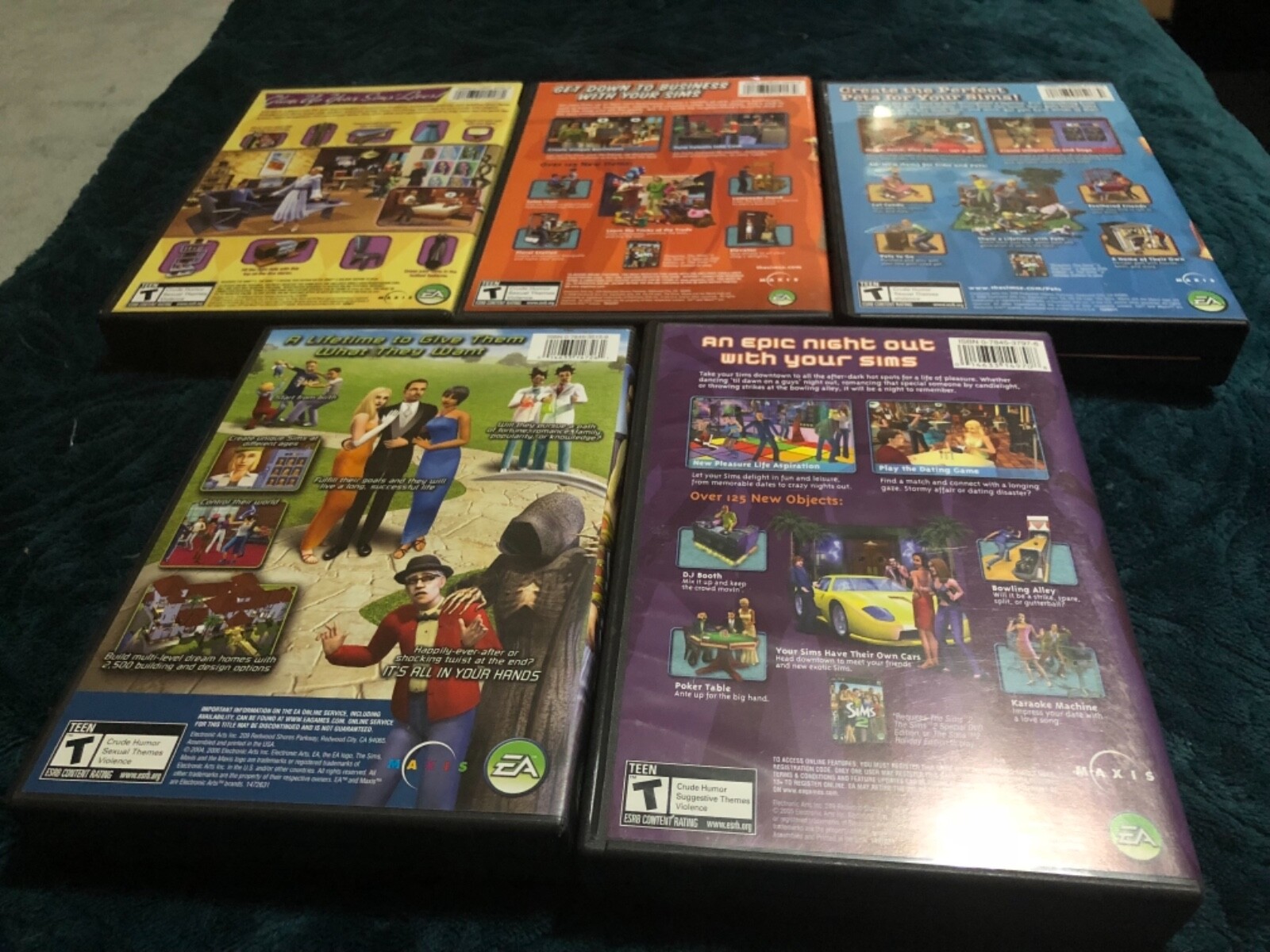 The Sims 2 PC Games Lot & Expansions Passes Excellent! Pls Read Description