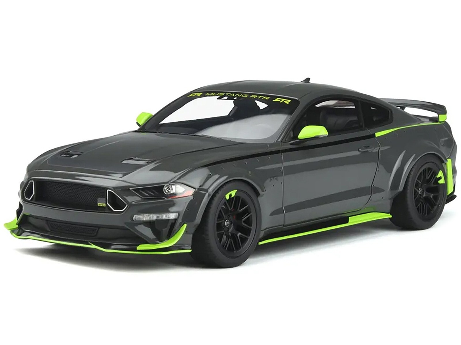 FORD MUSTANG RTR SPEC 5 GRAY 10TH ANNIVERSARY 1/18 MODEL CAR