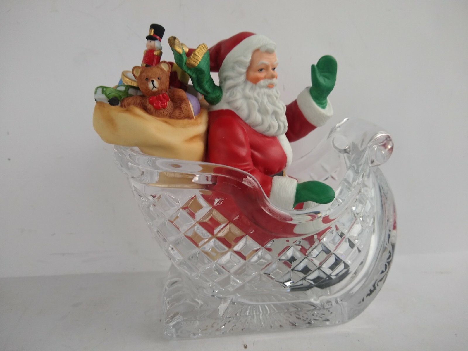 Lenox Santa's Crystal Sleigh Figurine