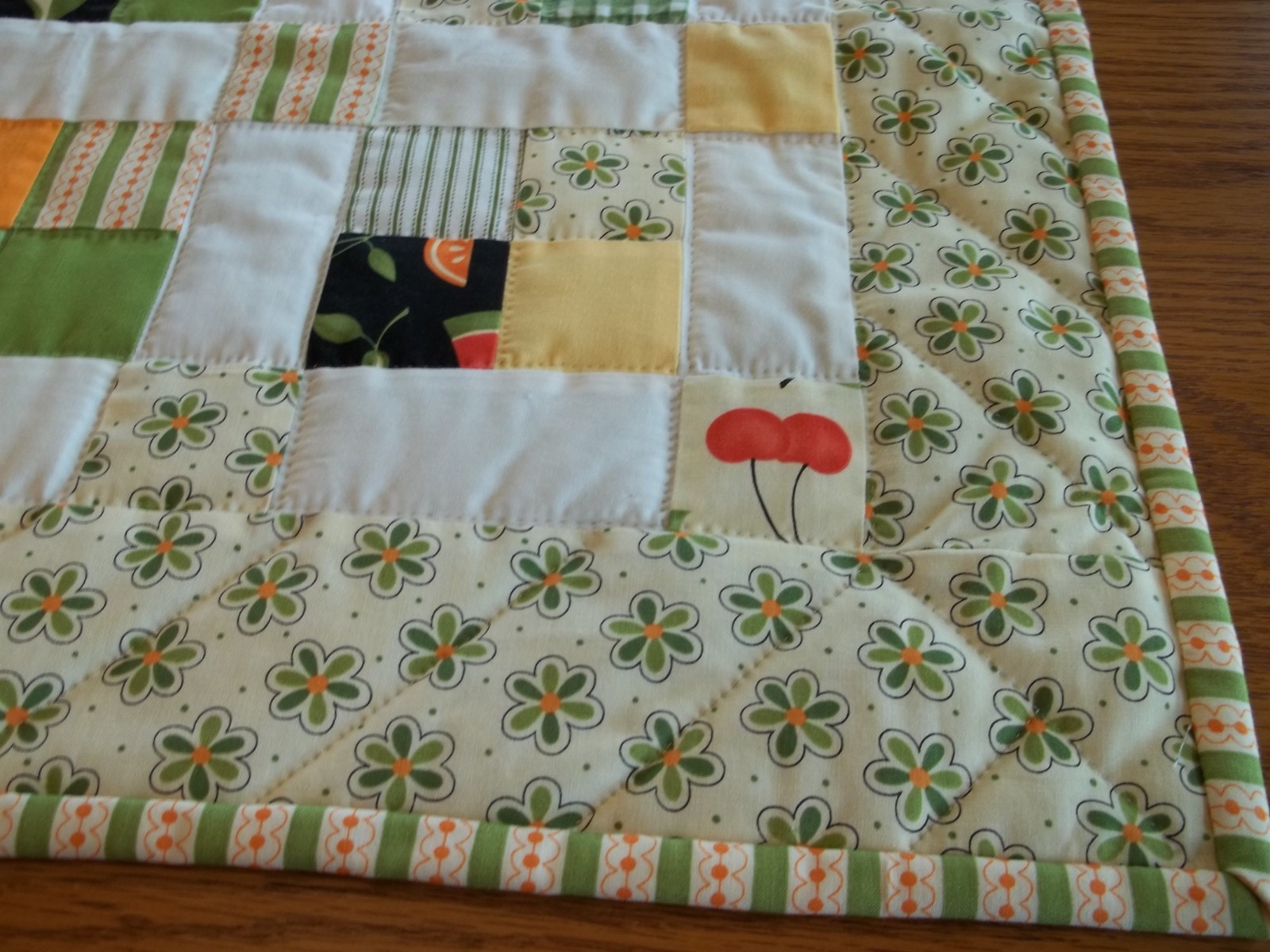 Handcrafted and Hand Quilted Table Runner, 26