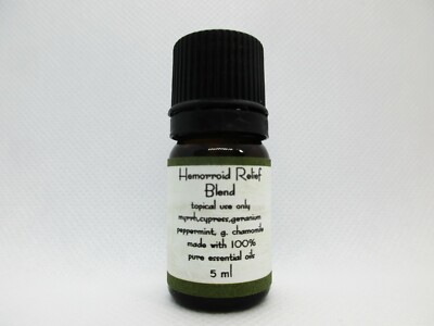 Pure essential oils Hemorrhoid Relief  blend Made will 100% Pure essential Oils