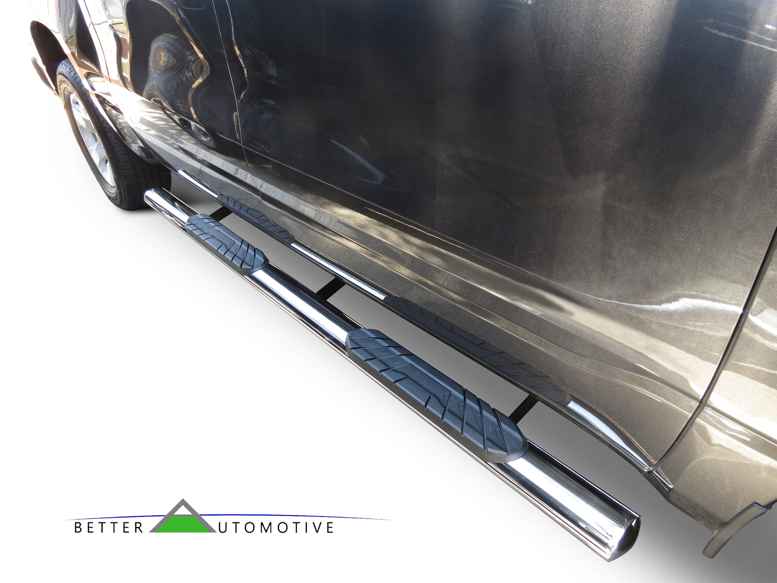 4" Chrome Side Step Rails for 20052019 Nissan Frontier Crew Cab Truck