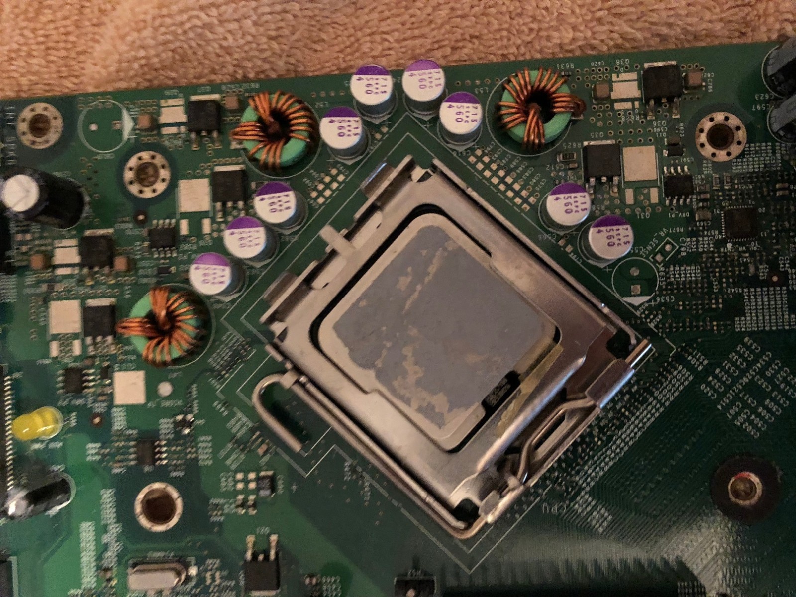 Dell GX745 Motherboard 0GX297 with Intel Core 2 Duo CPU x6