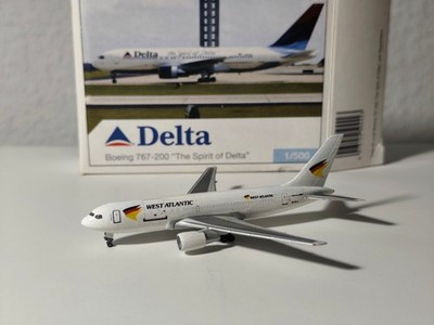 Custom (von Herpa) West Atlantic Boeing 767-200F SE-RLA 1:500
