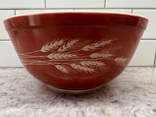 Pyrex - 美品OLD PYLEX ボール2つ brown s-l400.jpg