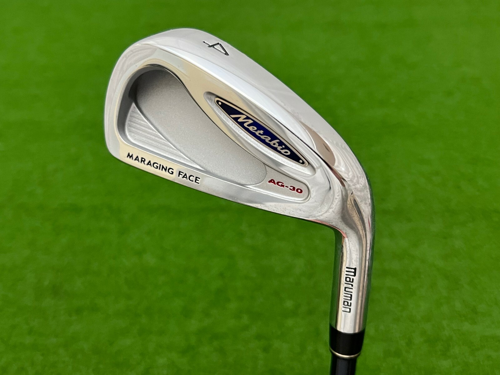 Maruman MetaBio AG-30 Maraging Face 4 Iron Regular Steel Shaft MetaBio Grip Maruman MetaBio AG-30 Maraging Face 4 Iron Regular Steel Shaft MetaBio Grip