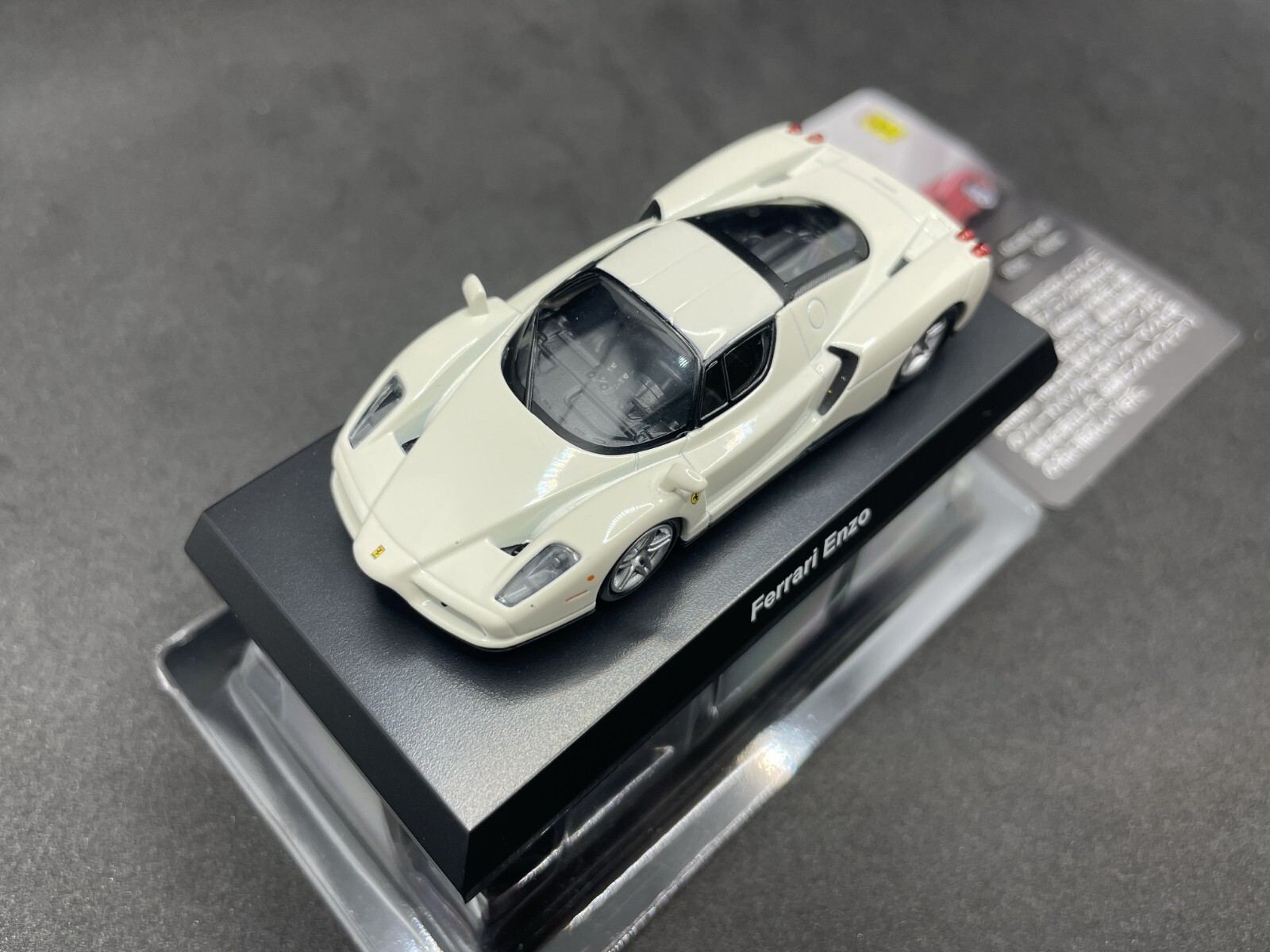 801-232 ACE 1/64 フェラーリ Ferrari ENZO ホワイト Kyosho 1/64 Ferrari collection 8 Enzo GT Concept White