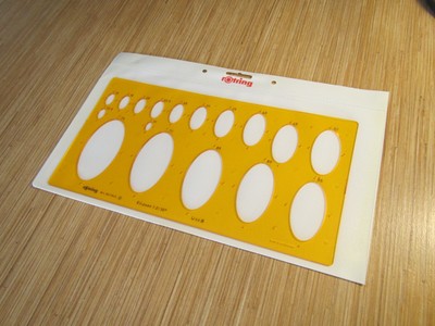 vintage ROTRING 841 643 Ellipse Template 
