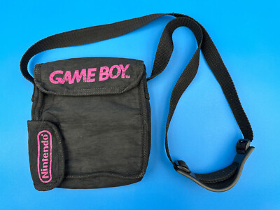 NINTENDO GAMEBOY GAME BOY SYSTEM SOFT CARRY CARRYING CASE BAG BLACK PINK OEM