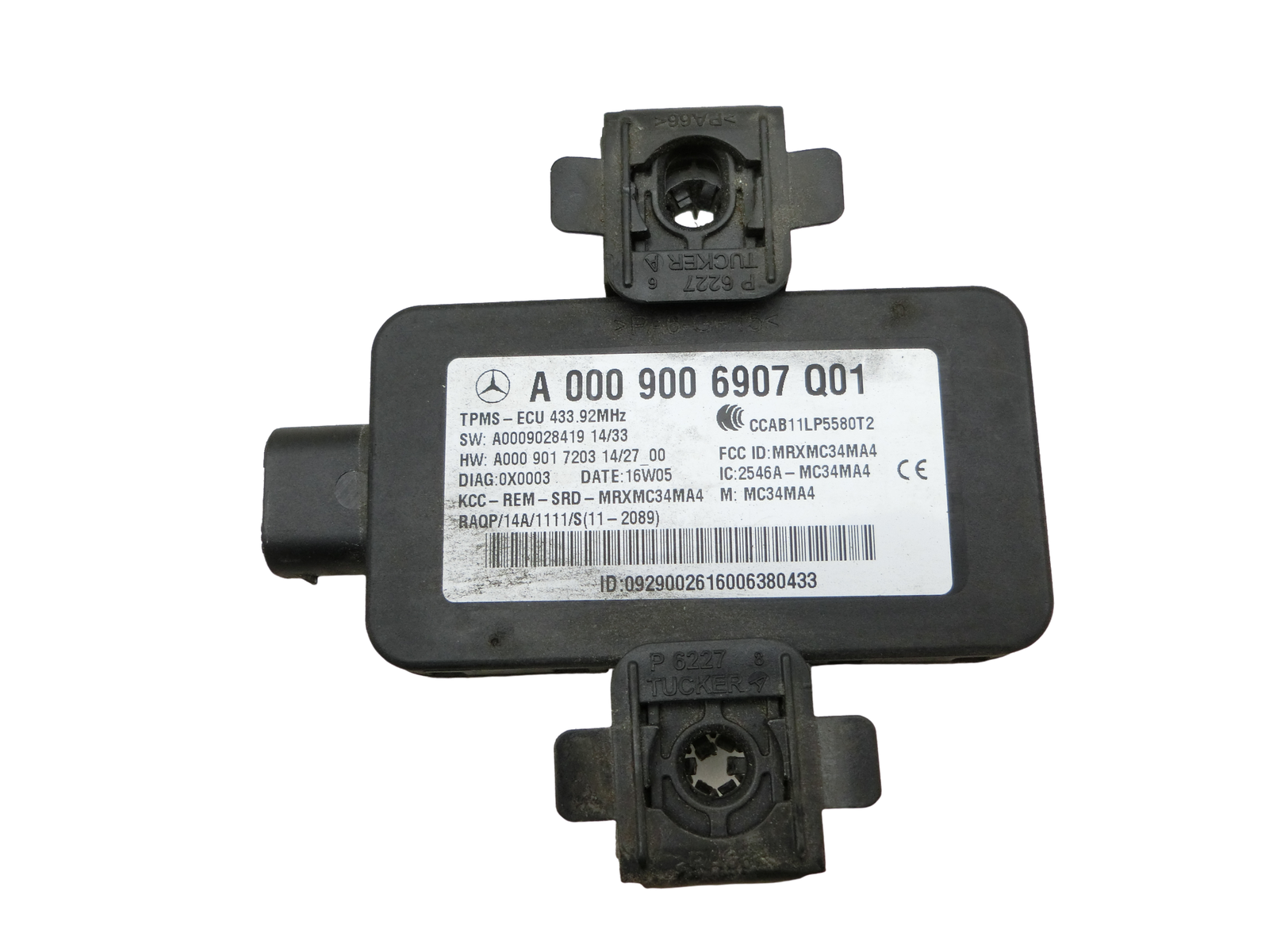 Unidad de control Tpm para Monitoreo presión neumáticos Mercedes C200 W205 14-18 - Bild 1