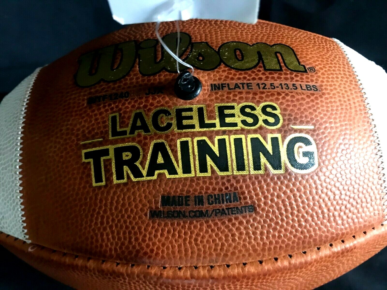 Wilson Laceless Training Football WTF1240