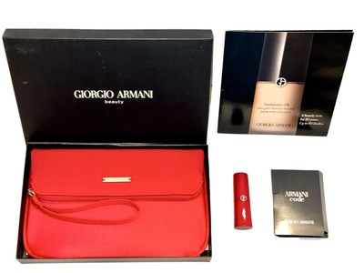 GIORGIO ARMANI Beauty Travel Set With Bag Bundle of 4!