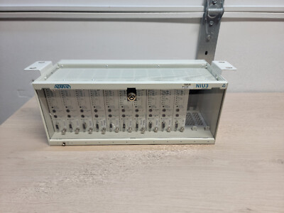 ADTRAN NIU3 1212078L1 Shelf Unit w/ 10 Modules 1212075