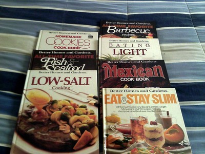 Lot of 7 Better Homes and Garden Cookbooks, Hardback, FREE SHIPPING