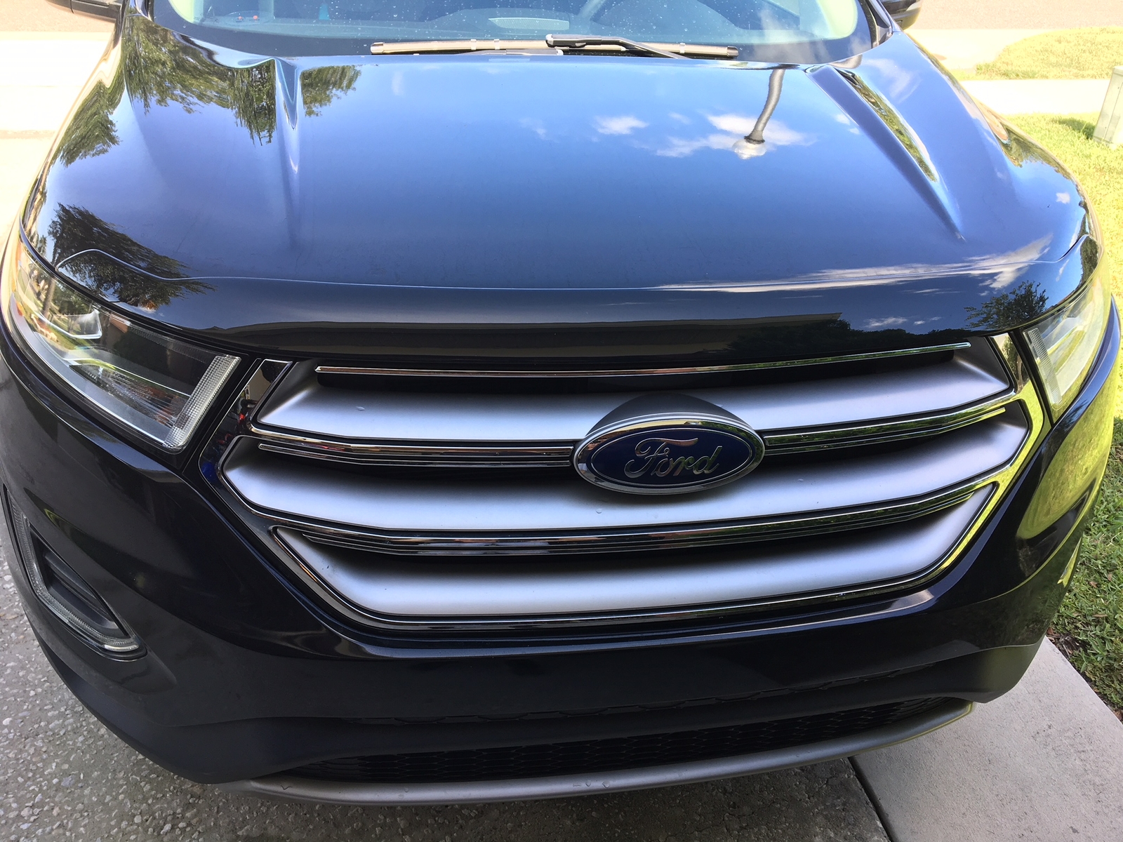 OEM NEW Front Hood Deflector Bug Shield Aeroskin Smoke 1518 Edge