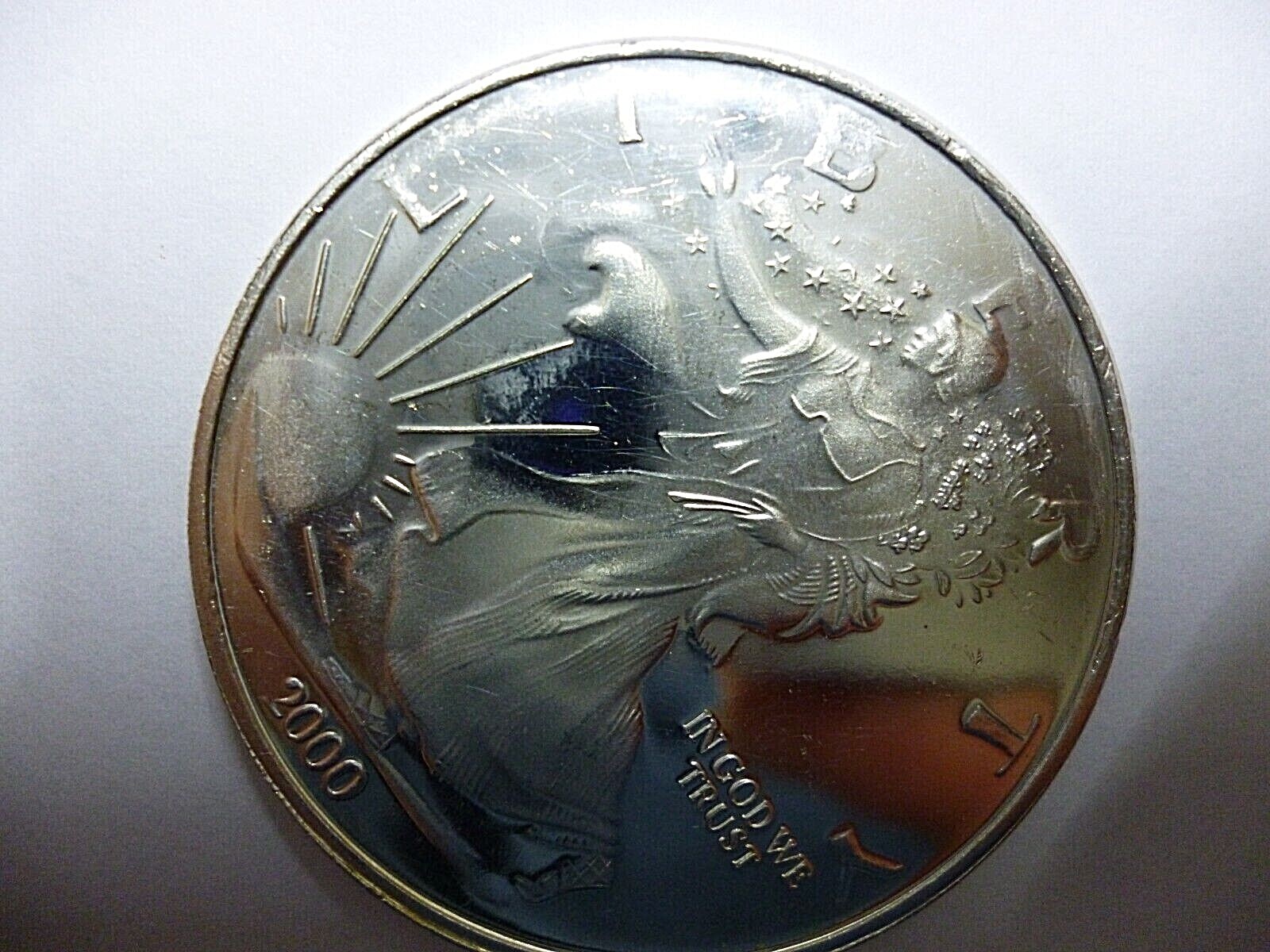 2000 The Dawn Of A New Millennium Liberty 1 Troy Oz .999