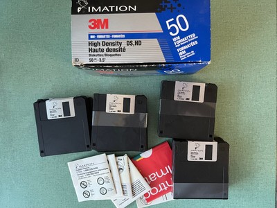 Lot of 35 3M Imation 3.5'' 1.44 MB High Desity Floppy Diskettes