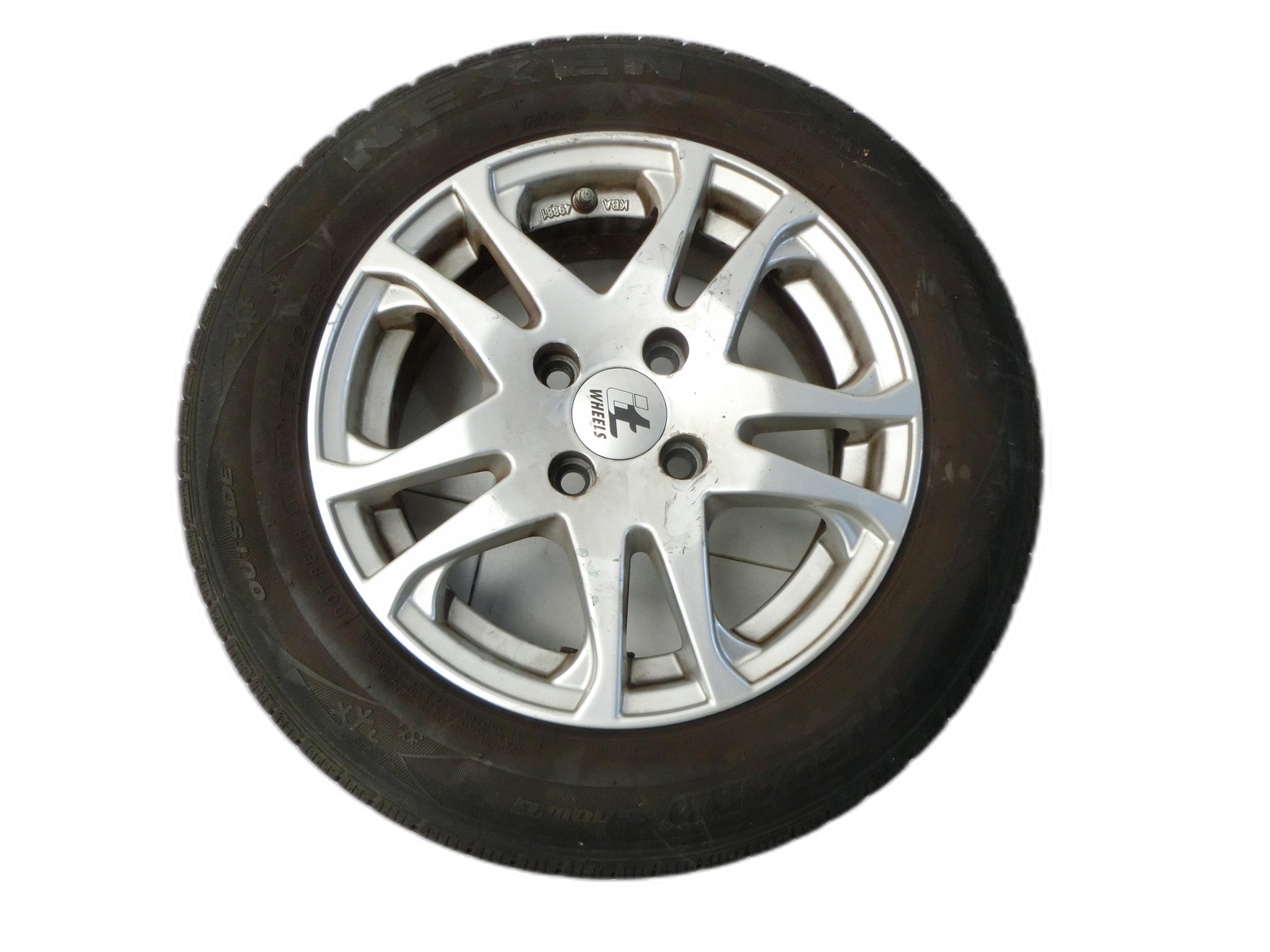 1x Rueda de repuesto completa llanta de aluminio 175/65R14 4X100 7.3mm Hyundai I10 II BA 13-19 - Bild 1