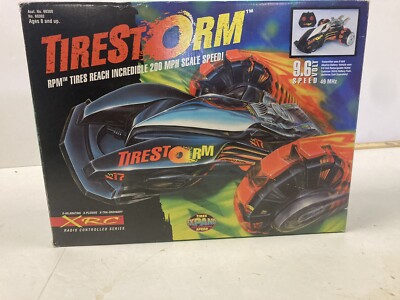 Vtg. 1995 Tonka XRC TireStorm 9.6v RC Car Radio Control Kenner, (NOB)