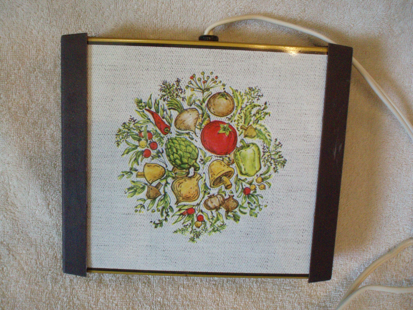 Warm-O-Tray Model 30T food warming tray - veggie motif