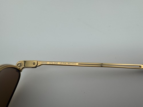 MAUI JIM MAUI JIM KAMI MJ 778-05C WHITE GOLD TO SILVER POLARIZED AVIATOR SUNGLASSES